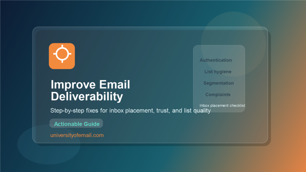 improve email deliverability step by step guide featured image