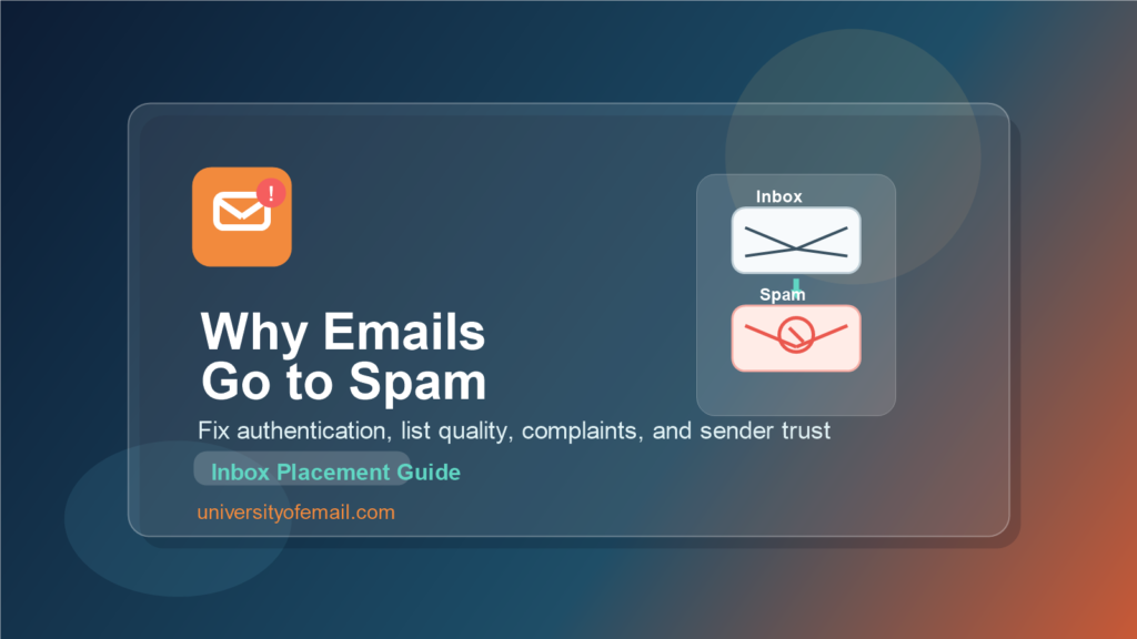 why emails go to spam fix guide featured image