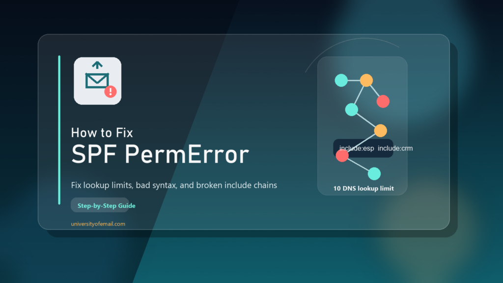 How to Fix SPF PermError (Step-by-Step Guide) How to fix SPF PermError editorial featured image